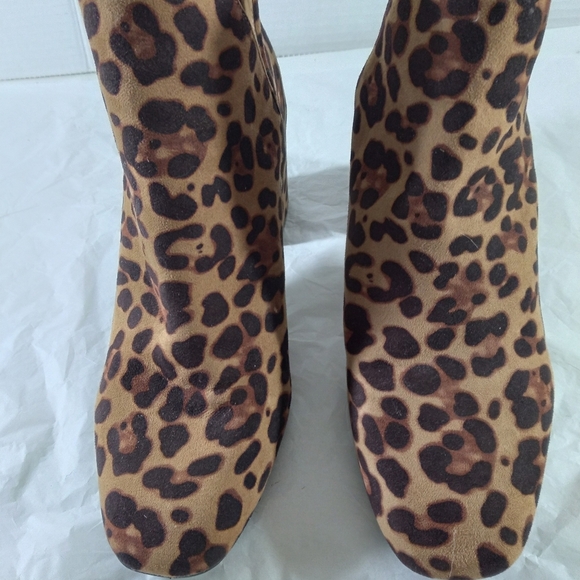 Unbranded leopard print Ankle boots Sz 9 Boho Festival Classic Western Animal Pr - Picture 14 of 14